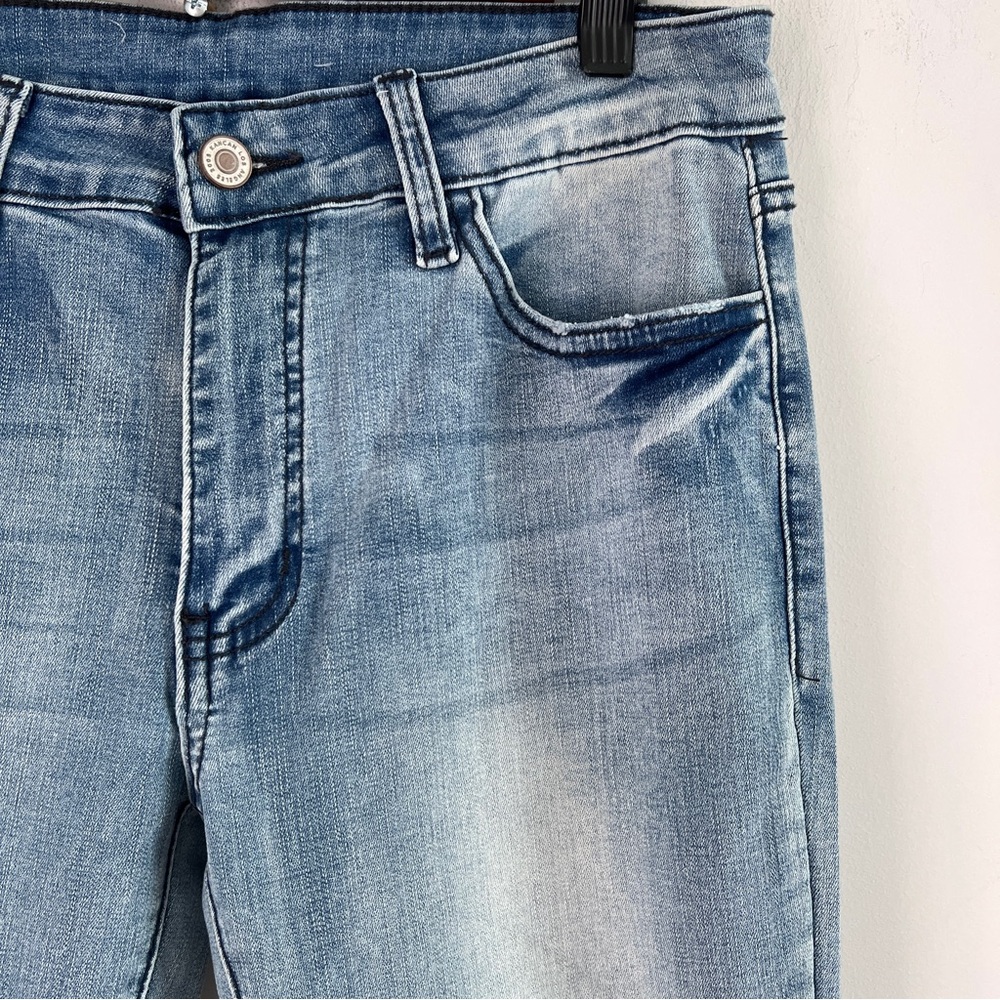 KanCan Blue Slim Jeans with Tapered Leg - Picture 5 of 6